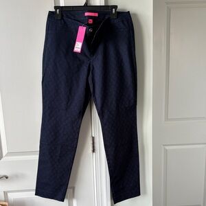NWT Lilly Pulitzer Midnight Navy Kelly Ankle Pants